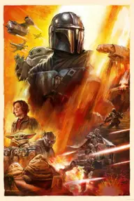 Affiche 4 de Star Wars: The Mandalorian and Grogu